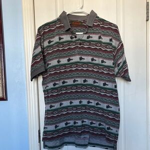 Pendleton Multicolor Patterned Polo Shirt